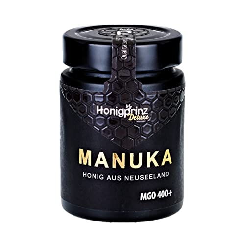 Honigprinz - Manuka Honig MGO 300+, 400+, 250 Gramm zertifiziert aus Neuseeland | Honigprinz Familien – Imkerei (400+) von Honigprinz