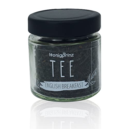 Honigprinz Tee im Glas aus traditioneller Teemanufaktur | "English Breakfast" - feinste Schwarzteemischung | abgefüllt von Honigprinz Deine Familien – Imkerei Honigprinz Tee im Glas aus traditioneller Teemanufaktur | "English Breakfast" - feinste Schwarzteemischung | abgefüllt von Honigprinz Deine Familien – Imkerei von Honigprinz