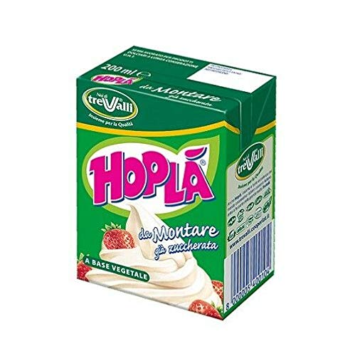 12x Hoplà Panna da montare glutenfrei Schlagsahne Sahne zum Nachtisch 200ml von Hoplà