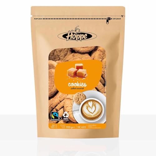 Hoppe Cookies Fairtrade Salted Caramel Kekse 125 Stk von Hoppe