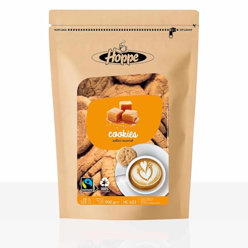 Hoppe Cookies Fairtrade Salted Caramel Kekse 4 x 125 Stk von Hoppe