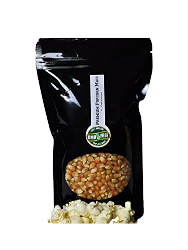Premium Butterfly Popcorn Kinopopcorn frische Beutel XL 1:46 Premium Popcorn Popvolumen im wieder verschließbarem Beutel GMO Frei (500) von Hopser Food Fun