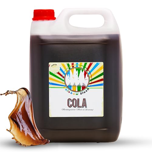 Rainbow Slush Sirup AZO FREI | Geschmack Cola | Konzentrat für Slushy Maker Eis Slushmaschinen Eismaschinen Getränke 1:5 von Hopser Food Fun