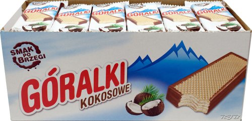 Góralki Kokoswaffel (Pack 36 Stück) von Horalky