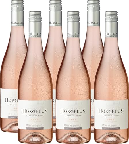 Horgelus Rosé Côtes de Gascogne I.G.P. (6x 0,75l) - Eleganter Rosé mit Aromen von Erdbeere & Himbeere von Horgelus