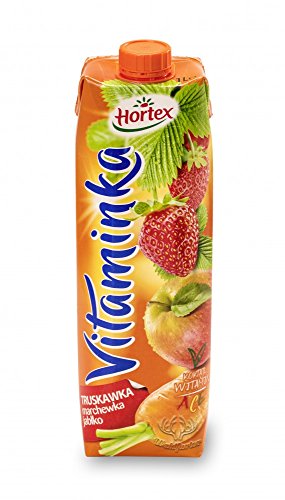 Hortex Vitaminsaft Karotte Erdbeere Apfel 1L von Hortex