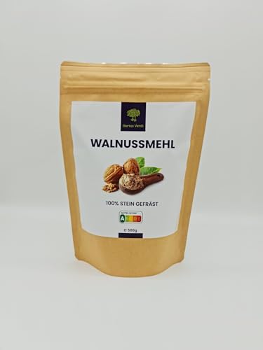 Walnussmehl 500g -by Hortus Verdi-Lebensmittel Fasern - Glutenfrei Walnussmehl- 100% natürlich - vegan-Proteinreich Walnussmehl 500g -by Hortus Verdi-Lebensmittel Fasern - Glutenfrei Walnussmehl- 100% natürlich - vegan-Proteinreich von Hortus Verdi