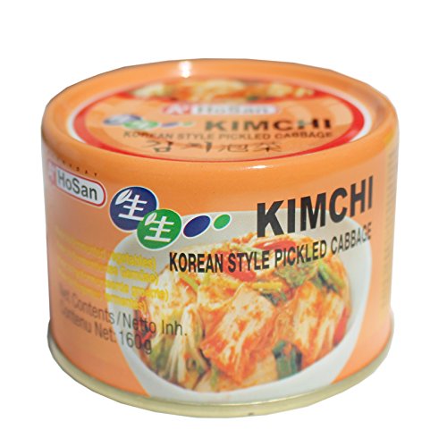 12x160g Hosan Kimchi eingelegtes fermentiertes Gemüse (scharf) von Hosan