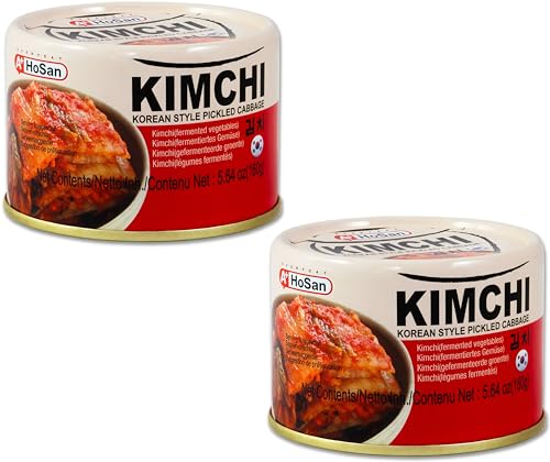 [ 2x 160g ] HOSAN Kimchi koreanisch eingelegter Kohl / KIM CHI / Kimchee von Hosan