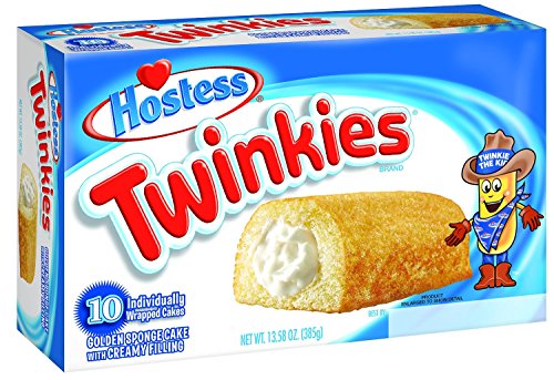 20x HOSTESS TWINKIES, mit Creme Füllung, einzeln verpackt (2 Packungen) von Hostess