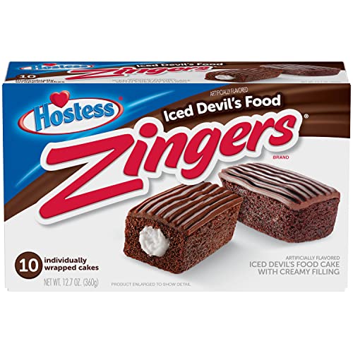 Hostess Zingers Iced Devil's Food Cake 10 Per Box by Hostess von Hostess