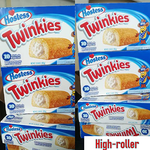 Twinkies 6 Pack - 6 Full Boxes - 60 Cakes von Hostess
