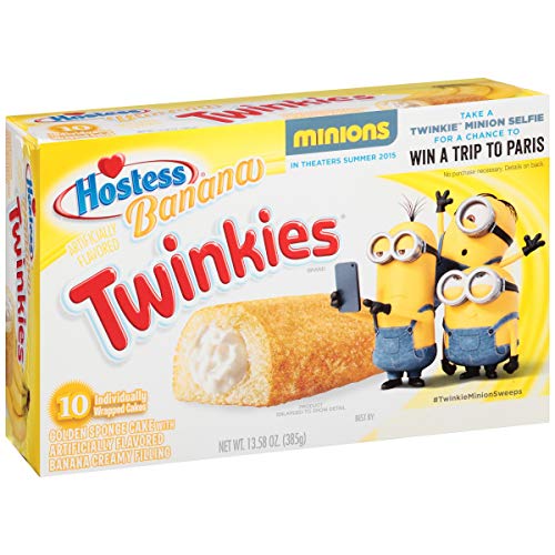 Twinkies Banana Creme (Bananencreme) 10er Packung (385g) von Hostess