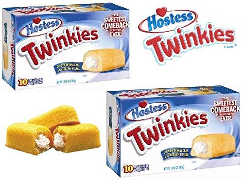 Hostess 20 Twinkies.Twin Pack - 2 x 10 Twinkies,2x 385gr. von Hostess