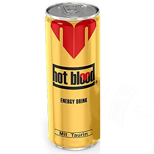 24x hot blood Energy Drink Classic á 250ml=6L MHD:10/21 von Hot Blood Deutschland GmbH, 60314 Frankfurt a.M.