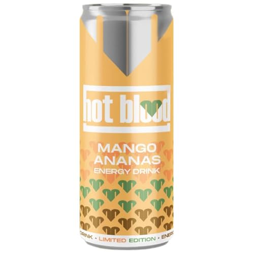 Hot Blood Mango Ananas Energy Drink 24x 250ml Hot Blood Mango Ananas Energy Drink 24x 250ml von Hot Blood