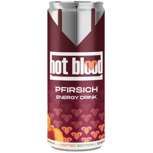 Hot Blood Pfirsich Energy Drink 24x 250ml Hot Blood Pfirsich Energy Drink 24x 250ml von Hot Blood