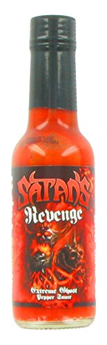 Hot-Headz Satan's Revenge Extreme Hot Ghost Pepper Soße, 148 ml von Hot Headz