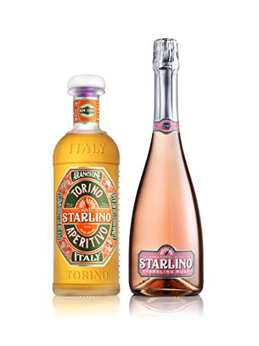 Starlino Orange & Sparkling Moscato Set (2x0,75l Flaschen) - Italienisches Aperitif-Set für den perfekten Spritz Drink zur Party oder als Geschenk für Freunde von Hotel Starlino