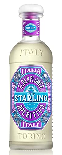 Starlino Elderflower Aperitivo - fruchtig-blumiger italienischer Wein Aperitif mit Holunder, Litschi und Birne - lecker mit Tonic für den perfekten Spritz und Hugo Drink (1 x 0,75l Flasche) von Hotel Starlino