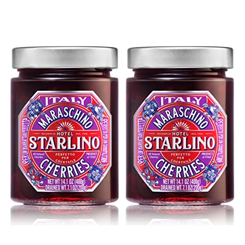 Starlino Italienische Maraschino Kirschen 2x 400 g Glas von Hotel Starlino