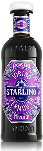 Starlino Rosso Vermouth 17% Vol Alkohol – italienischer roter Wermut, Sweet Vermouth mit Vanillenote gereift in Amerikanischen Bourbon Fässern, Roter Vermouth (1 x 0,75l Flasche) von Hotel Starlino