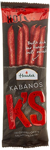 Houdek K's Kabanos Hot, 10er Pack (10 x 40 g) von Houdek