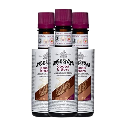 Liköre Angostura Cocoa Bitters Miniaturflasche 5 cl (Schachtel mit 3 Miniaturflasche von 5 cl) von House of Angostura