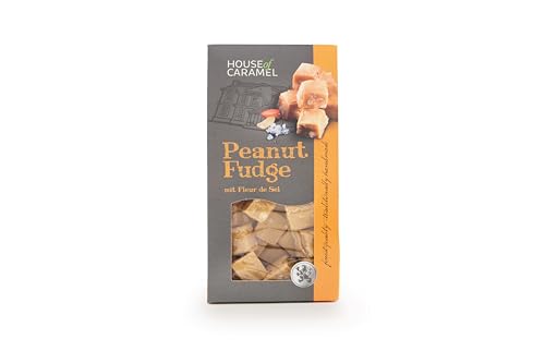 House of Caramel Peanut Fudge mit Fleur de Sel, 120 g von House of Caramel