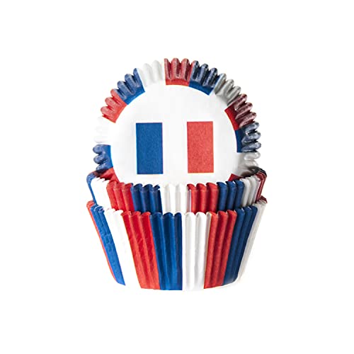 House of Marie Muffinförmchen/Cupcakeförmchen Frankreich Flagge aus Papier 50 Stück/Gratis Lieferung von House of Marie