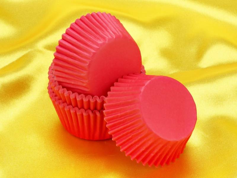 Mini-Muffinförmchen Red Velvet Cupcakes 60 Stück von House of Marie