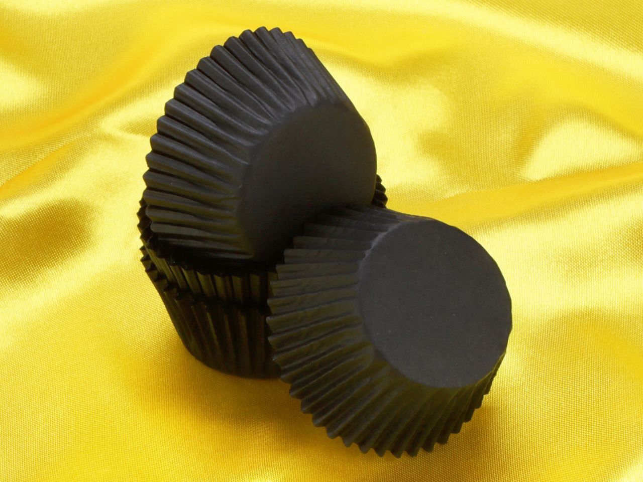 Mini-Muffinförmchen schwarz 500 Stück von House of Marie