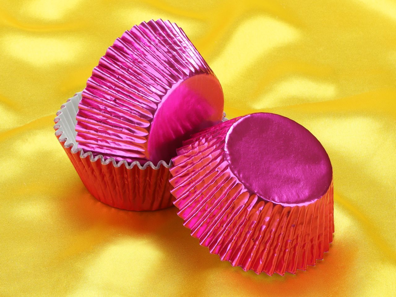 Muffinförmchen Folie pink 24 Stück von House of Marie