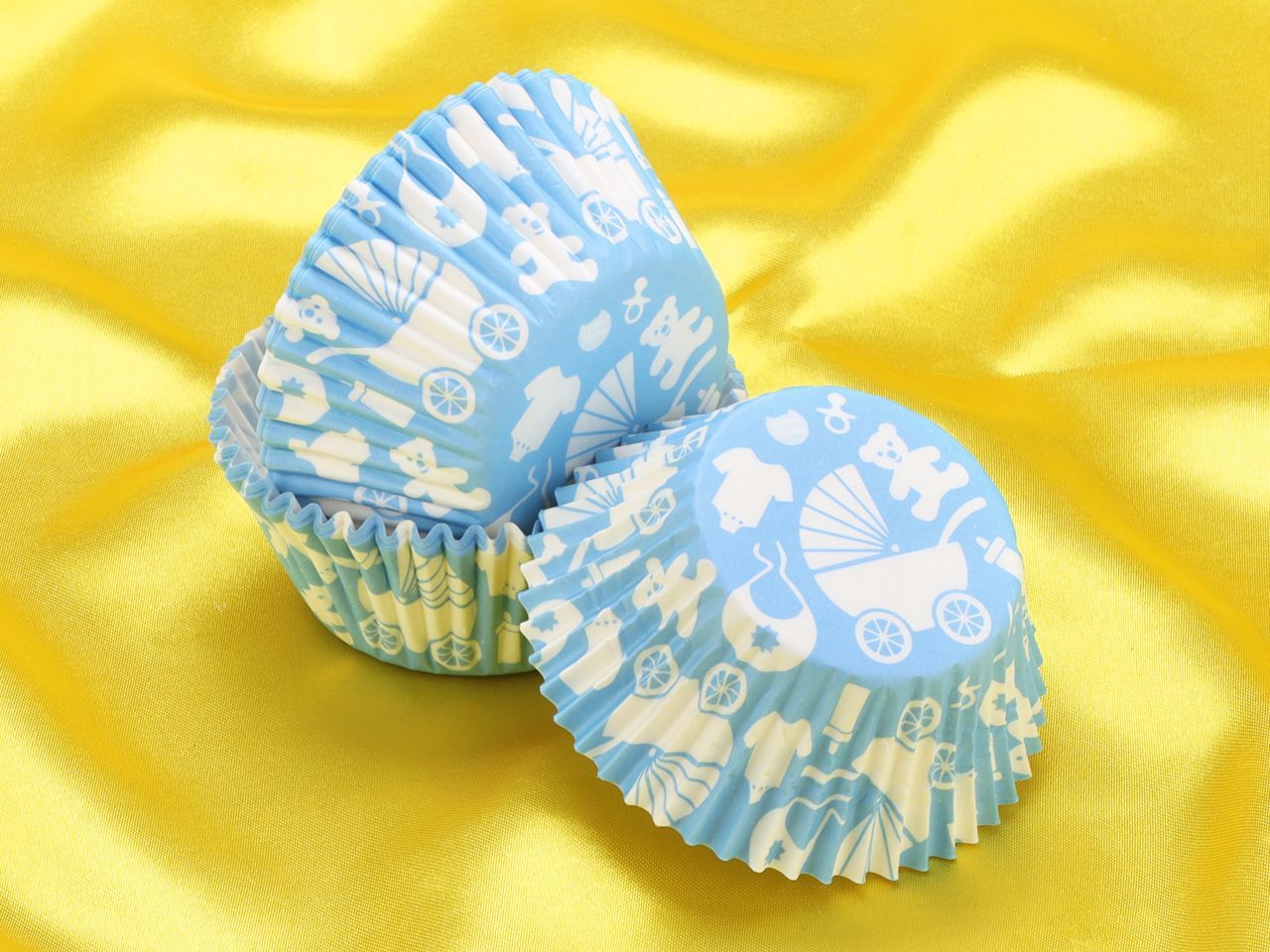 Muffinförmchen Newborn baby blue 50 Stück von House of Marie