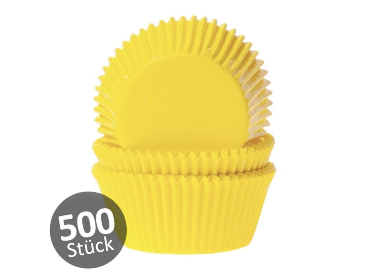 Muffinförmchen gelb 500 Stück von House of Marie