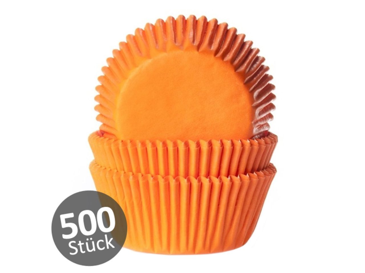 Muffinförmchen orange 500 Stück von House of Marie