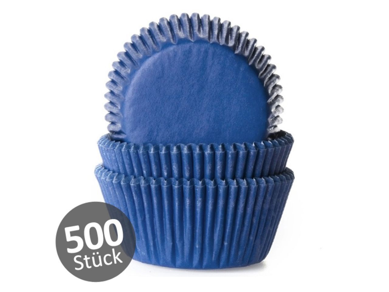 Muffinförmchen royalblau 500 Stück von House of Marie