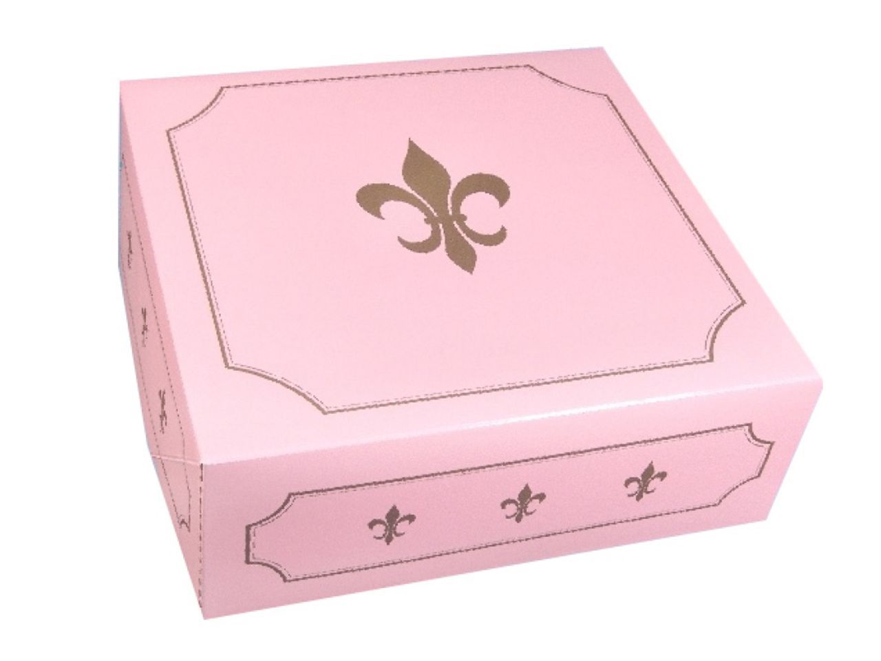 Tortenkarton 32x32x12cm, rosa gold Tortenkarton 32x32x12cm, rosa gold von House of Marie
