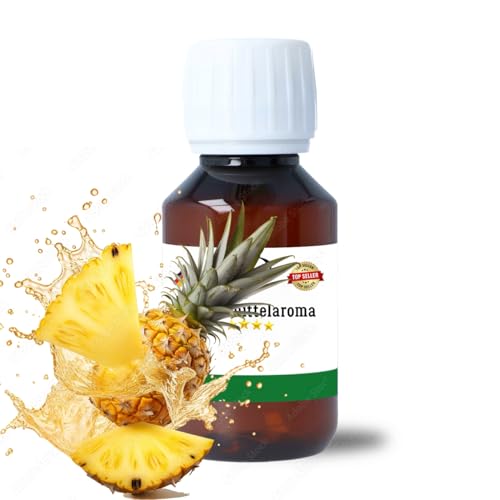 Ananas Konzentrat Drops hochkonzentriertes Aroma Lebensmittelaroma Intensives Aroma zum Backen in Lebensmitteln & Getränken, für Diffuser Vernebler Nebelmaschinen Wassersprudler uvm. (30 ml) von House of Vape