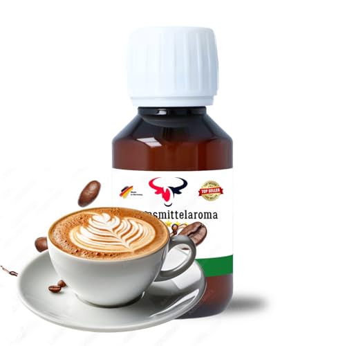 Cappuccino Konzentrat Drops konzentriertes Aroma Lebensmittelaroma Intensives Aroma zum Backen in Lebensmitteln & Getränken, für Diffuser Vernebler Nebelmaschinen Wassersprudler uvm. (30 ml) von House of Vape