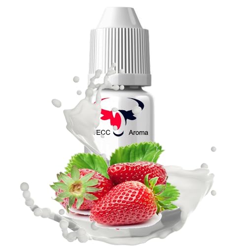 Erdbeere Shake Lebensmittelaroma Intensives Aroma zum Backen in Lebensmitteln & Getränken, für Diffuser Vernebler Nebelmaschinen Wassersprudler uvm. Konzentrat Drops hochkonzentriertes Aroma (30 ml) von House of Vape