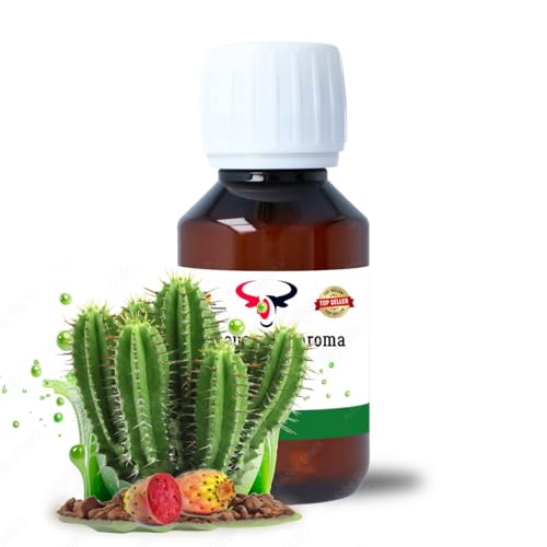 Kaktus Konzentrat Drops hochkonzentriertes Aroma Lebensmittelaroma Intensives Aroma zum Backen in Lebensmitteln & Getränken, für Diffuser Vernebler Nebelmaschinen Wassersprudler uvm. (100 ml) von House of Vape