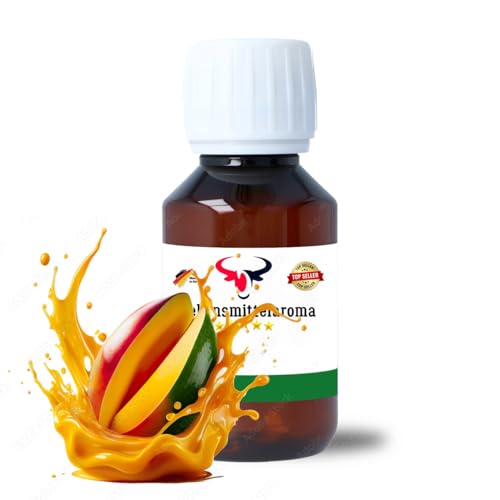Mango Konzentrat Drops hochkonzentriertes Aroma Lebensmittelaroma Intensives Aroma zum Backen in Lebensmitteln & Getränken, für Diffuser Vernebler Nebelmaschinen Wassersprudler uvm. (30 ml) von House of Vape
