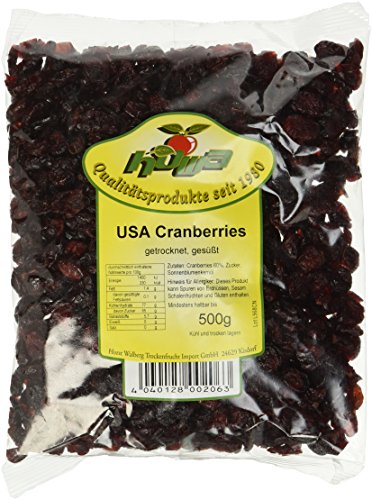 Howa Cranberries Moosbeeren, 3er Pack (3 x 500 g) von Howa