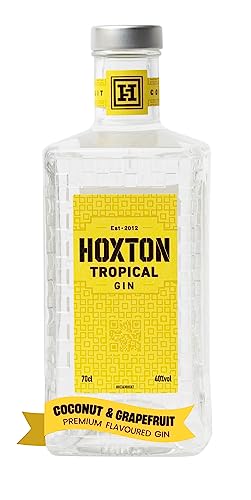 Hoxton Tropical Gin | 70cl | 40% ABV | Coconut, Grapefruit & Juniper Premium Flavoured Gin | Filtered Through Coconut Shells von Hoxton