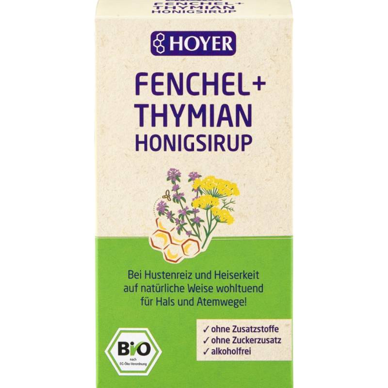 Bio Fenchel + Thymian Honigsirup von Hoyer