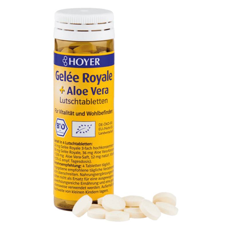 Bio Gelèe Royale & Aloe Vera Lutschtabletten von Hoyer