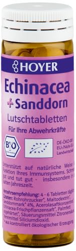 Echinacea + Sanddorn Lutschtabletten 18 x 30 gr Echinacea + Sanddorn Lutschtabletten 18 x 30 gr von Hoyer