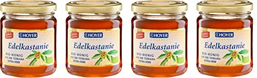 HOYER Edelkastanienhonig, Bio, kaltgeschleudert, werterhaltend abgefüllt, 4 x 250g HOYER Edelkastanienhonig, Bio, kaltgeschleudert, werterhaltend abgefüllt, 4 x 250g von Hoyer