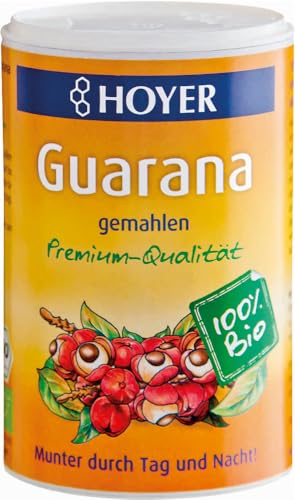 HOYER Guarana gemahlen Premium-Qualität BIO von Hoyer